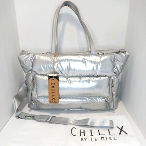 Chill X by LeMiel Puffer Tote‎ Bag, NWT